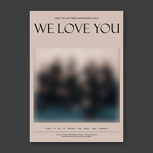 DKB 6TH MINI REPACKAGE ALBUM -WE LOVE YOU